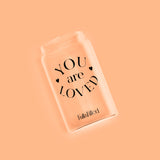 "You are loved" Glass Cup